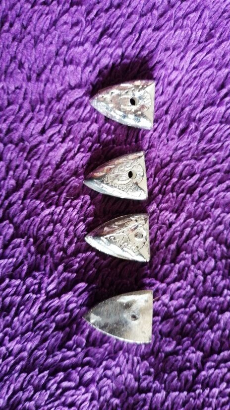 Silberplattenspitze, mini Tips